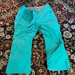 Columbia Teal Snow Pants